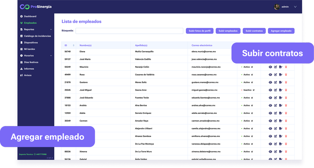 Acceso rápido y organizado a tu equipo